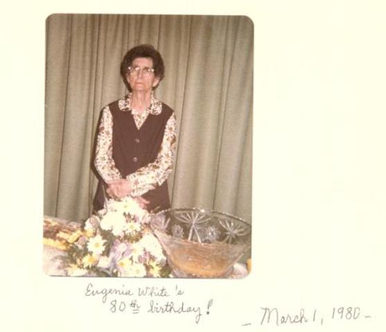 Eugenia's Birthday March 1, 1980