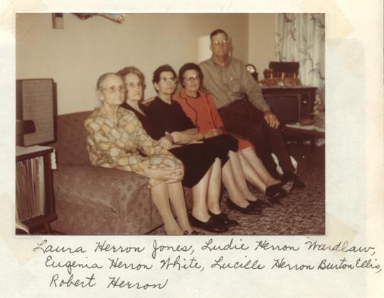Photo of Eugenia Herron and siblings